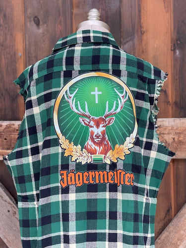 Jag bomb Sleeveless Flannel